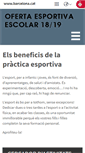 Mobile Screenshot of plaesportescolarbcn.cat